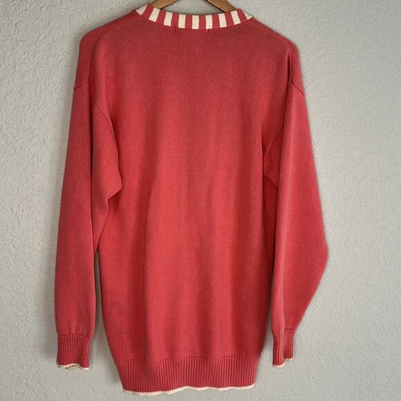 Vintage IZOD Golf Cardigan Sweater Embroidered Logo Country Club Yacht Old Money - Picture 7 of 9